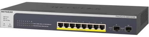 Netgear Przełącznik GS510TPP 8x1Gb PoE+ (190W) 2xSFP