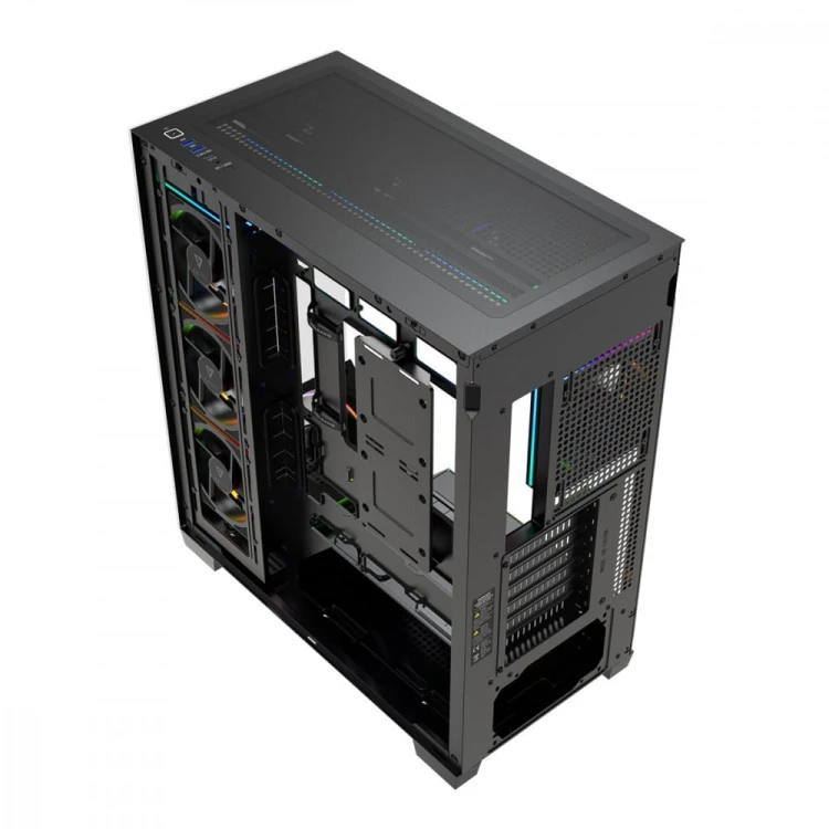 MODECOM Obudowa PC VOLCANO STELLAR PLUS ARGB MIDI 8F Czarna