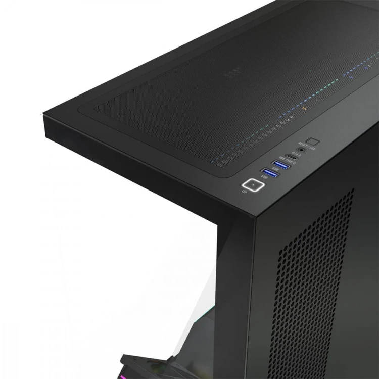 MODECOM Obudowa PC VOLCANO STELLAR PLUS ARGB MIDI 8F Czarna