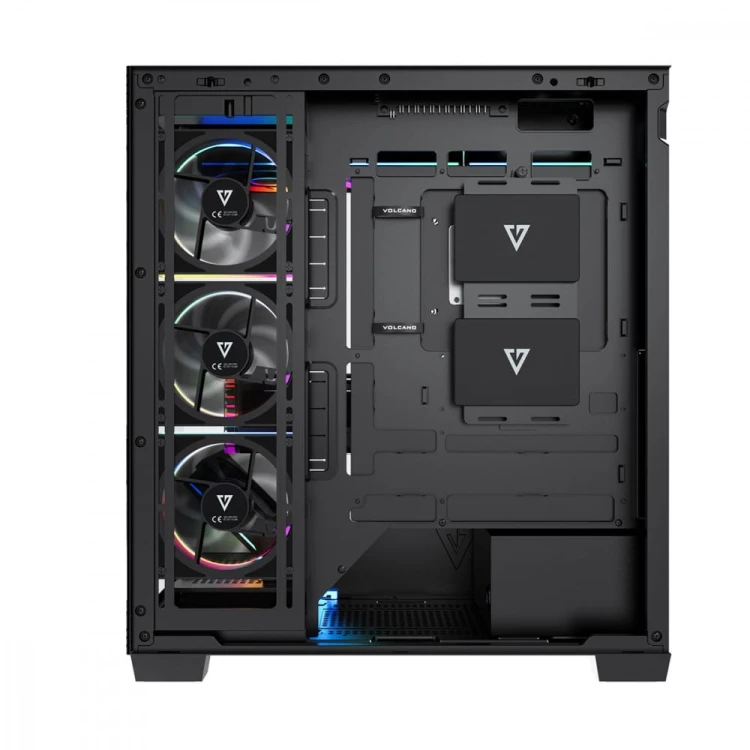 MODECOM Obudowa PC VOLCANO STELLAR PLUS ARGB MIDI 8F Czarna