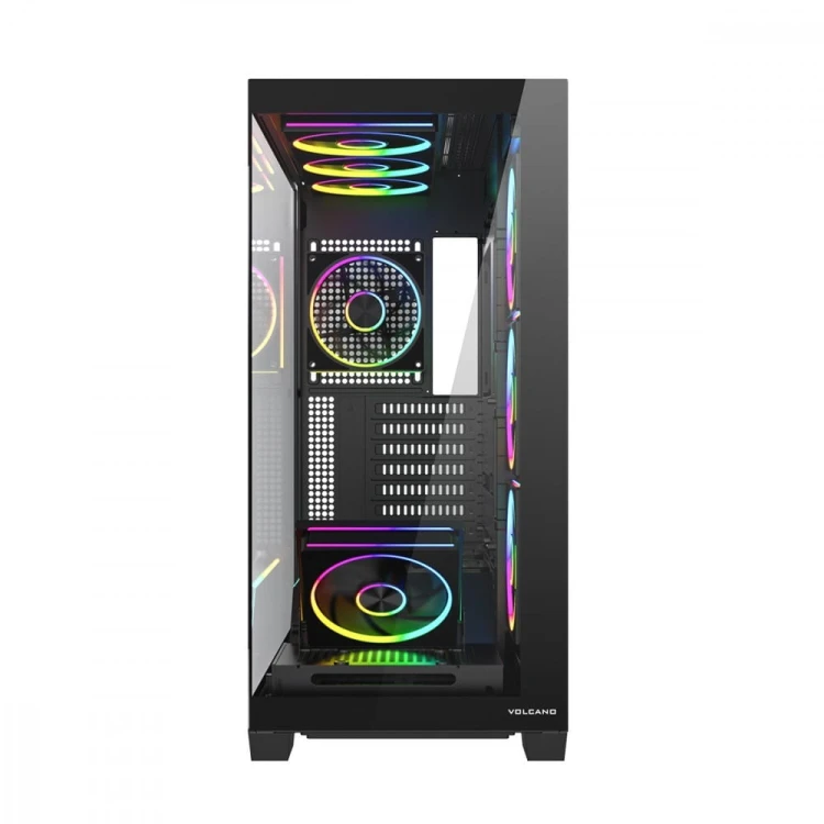 MODECOM Obudowa PC VOLCANO STELLAR PLUS ARGB MIDI 8F Czarna