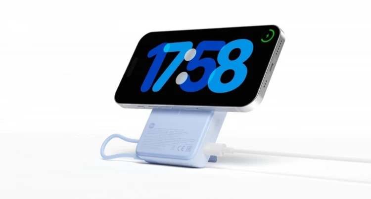 XIAOMI PowerBank Magnetic 10000 z podstawką niebieski