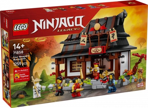 LEGO Klocki Ninjago 71858 Kuźnia Cztery Bronie - 15-lecie
