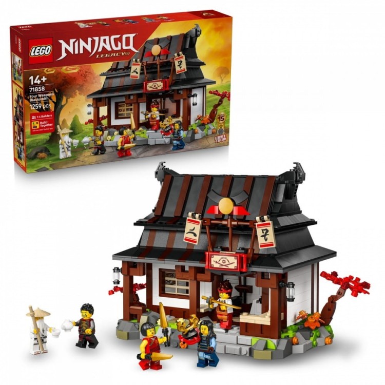 LEGO Klocki Ninjago 71858 Kuźnia Cztery Bronie - 15-lecie