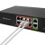 Qoltec Przełącznik sieciowy SWITCH FAST Ethernet PoE | 8x RJ45 |  2x RJ45 Uplink | 120W | 10/100 Mb/s