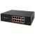 Qoltec Przełącznik sieciowy SWITCH FAST Ethernet PoE | 8x RJ45 |  2x RJ45 Uplink | 120W | 10/100 Mb/s