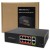 Qoltec Przełącznik sieciowy SWITCH FAST Ethernet PoE | 8x RJ45 |  2x RJ45 Uplink | 120W | 10/100 Mb/s