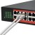 Qoltec Przełącznik sieciowy SWITCH Gigabit Ethernet PoE | 24x RJ45 | 2x SFP | 1000 Mb/s