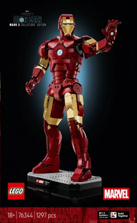 LEGO Klocki Super Heroes 76344 Iron Man Mark 3 - edycja kolekcjonerska
