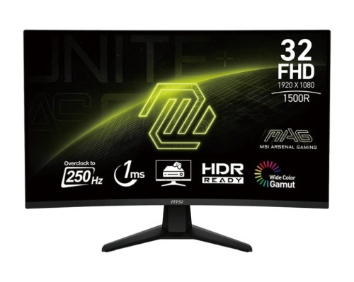 MSI Monitor 31.5 cala MAG 32C6X LED/FHD/Curved/250Hz/czarny