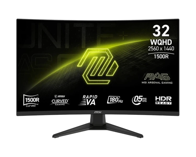 MSI Monitor MAG 321CUPDF 31.5 cala LED/WQHD/LED/Curved/180Hz/czarny