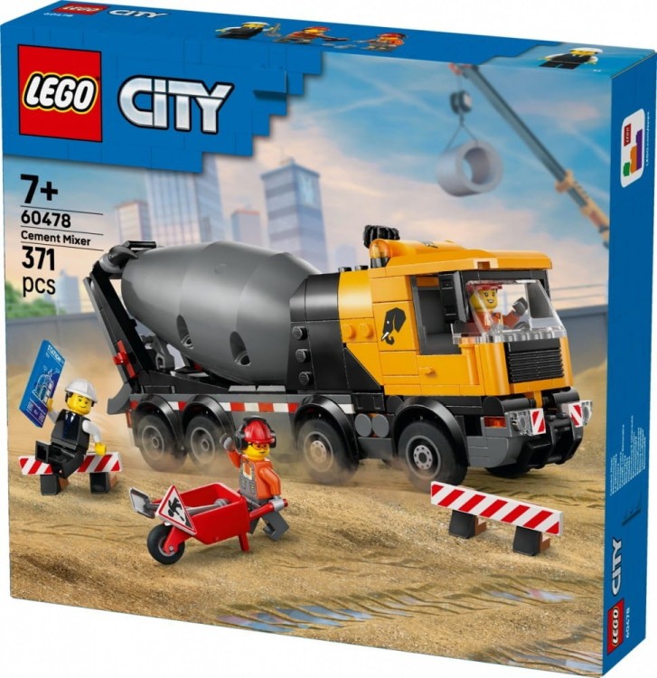 LEGO Klocki City 60478 Betoniarka
