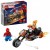 LEGO Klocki Super Heroes 76335 Spider-Man kontra Ghost Rider na motocyklu