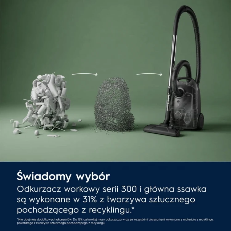 Electrolux Odkurzacz workowy linia 300 EB31C1DB