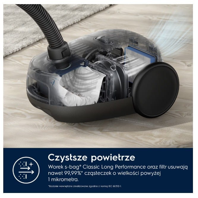 Electrolux Odkurzacz workowy linia 600      EB61C2DBP