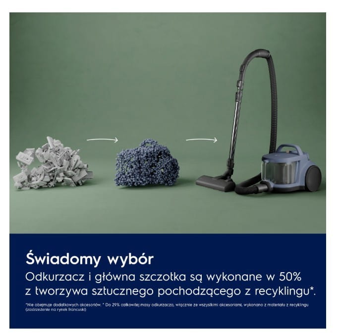 Electrolux Odkurzacz bezworkowy linia 500       EL51A2UG