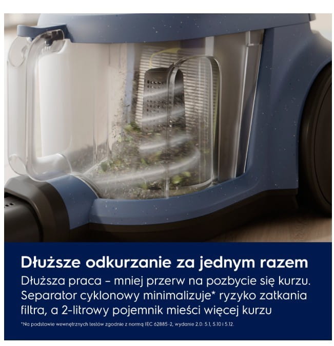 Electrolux Odkurzacz bezworkowy linia 500       EL51A2UG