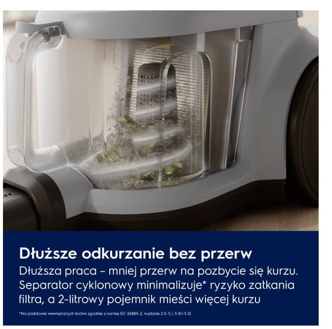 Electrolux Odkurzacz bezworkowy linia 500       EL51A2UG