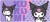 Kids Euroswan Mata podkładka pod myszkę 80x35cm Kuromi Hello Kitty