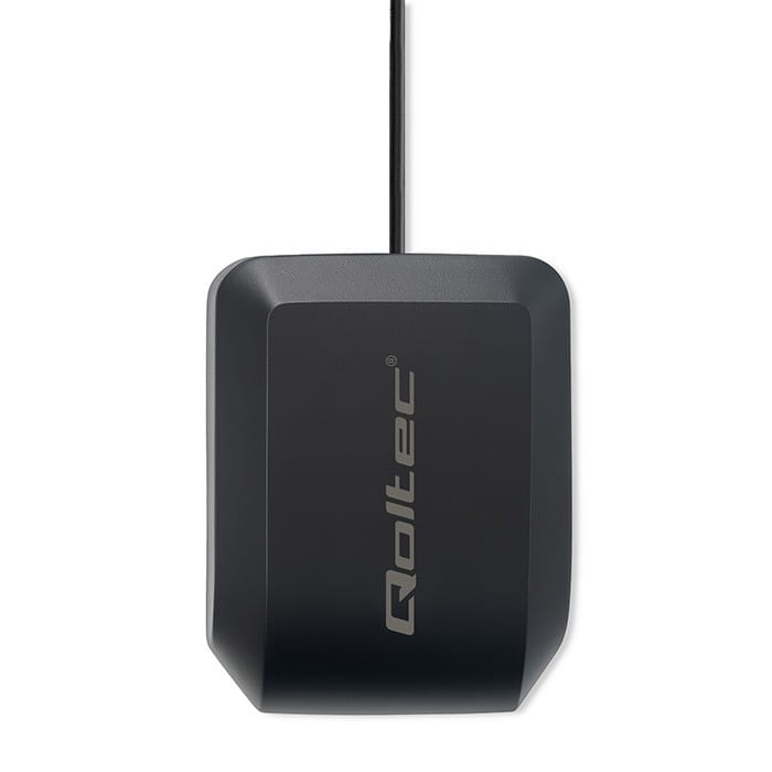 Qoltec Mobilna Antena GPS GLONASS z podstawą magnetyczną | dookólna |   28dBi | 50W | SMA