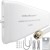 Qoltec Antena 4G 5G LTE | 9dBi | kierunkowa | zewnętrzna | N female |   wodoodporna | 3m