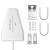 Qoltec Antena 4G 5G LTE | 9dBi | kierunkowa | zewnętrzna | N female |   wodoodporna | 3m