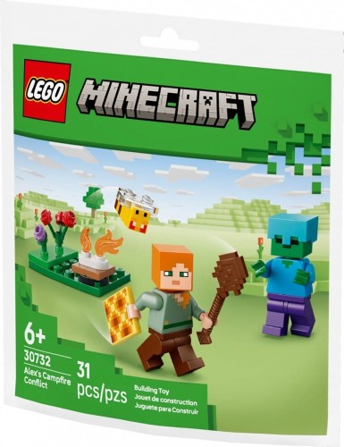 LEGO Klocki Minecraft 30732 Potyczka Alex przy ognisku