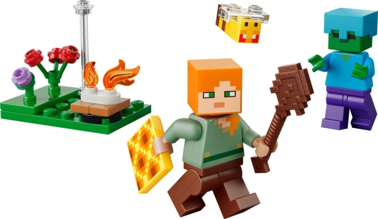 LEGO Klocki Minecraft 30732 Potyczka Alex przy ognisku