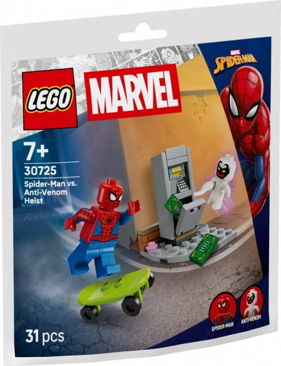 LEGO Klocki Super Heroes 30725 Spider-Man vs. Anti-Venom - Napad