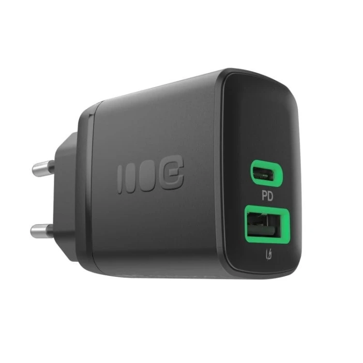 Green Cell Ładowarka sieciowa 30W 1xUSB-C 1xUSB-A czarna
