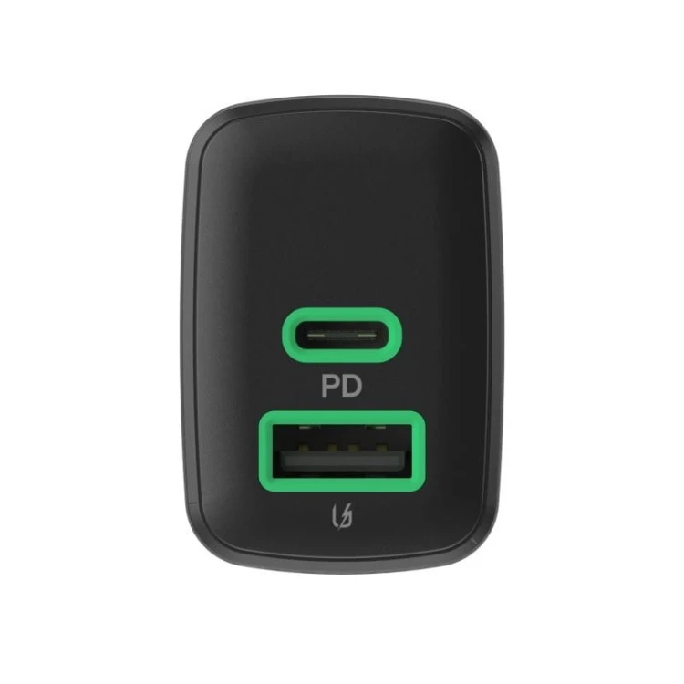 Green Cell Ładowarka sieciowa 30W 1xUSB-C 1xUSB-A czarna