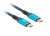 Lanberg Kabel USB-C M/M USB4 1M 240W 8K 60HZ czarno-niebieski