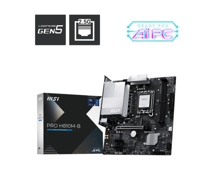 MSI Płyta główna PRO H810M-B S1851 2DDR5 mATX