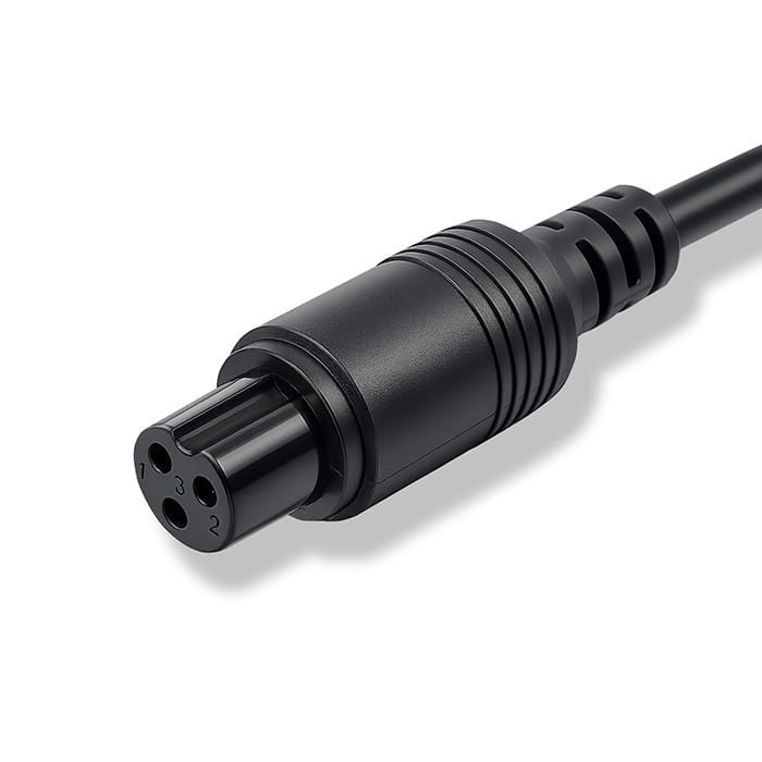 Qoltec Ładowarka do roweru elektrycznego 36V | 42V | 2A | GX12-3Pin + kabel zasilający