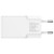 4smarts Ładowarka sieciowa PDPlug 20W GaN + USB-C + USB-A + kabel USB-C  1,5m Biała