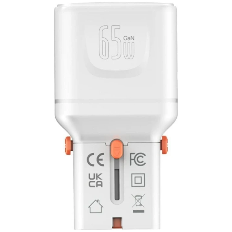 4smarts Ładowarka podróżna World Travel 65W USB-C + USB-A Biała