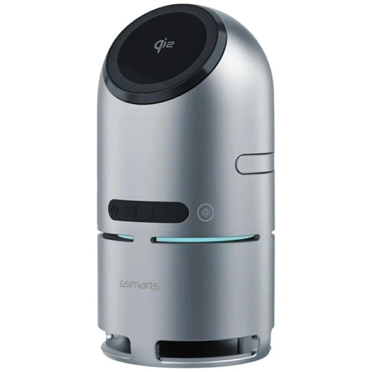 4smarts Stacja ładująca ChargeBot Sound Qi2 Szara
