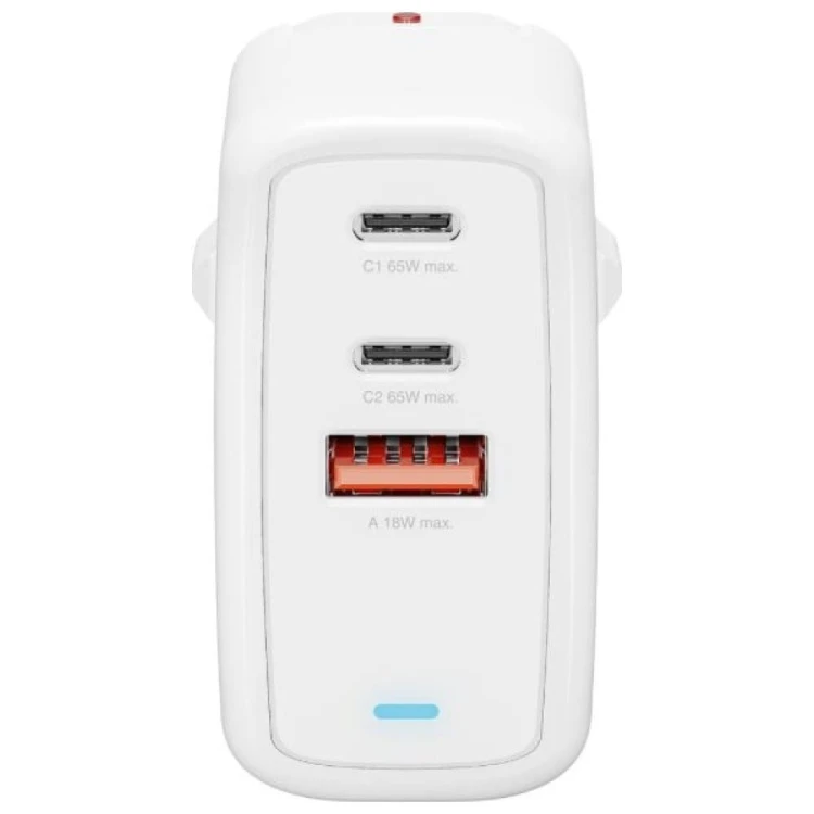 4smarts Ładowarka sieciowa Flex 65W 2xUSB-C + 1xUSB-A Biała