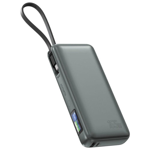 4smarts Powerbank Enterprise 20000mAh 165W z wbudowanym kablem USB-C LCD