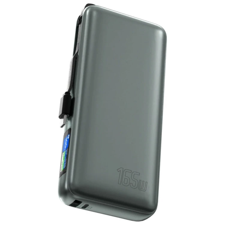 4smarts Powerbank Enterprise 20000mAh 165W z wbudowanym kablem USB-C LCD