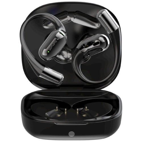 4smarts Słuchawki Bluetooth OWS tłumacz AI z wyświetlaczem SkyBuds Czarne