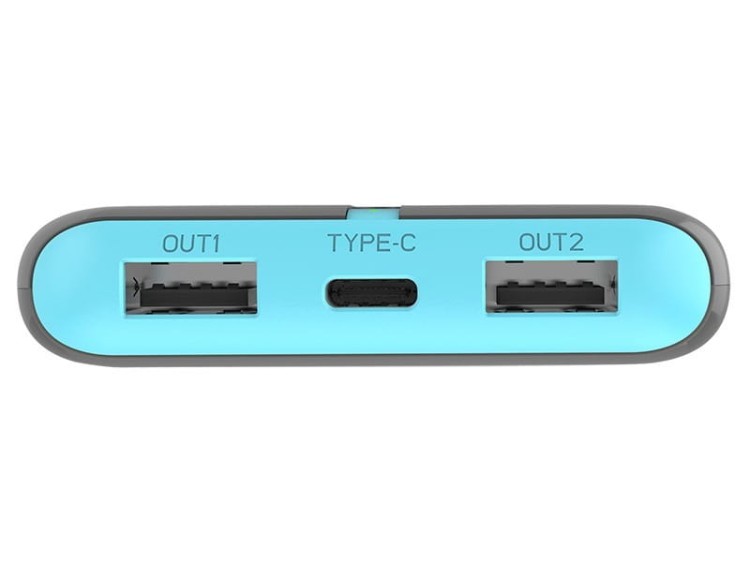 Tracer PowerBank EnerGo 10000mAh szaro-niebieski