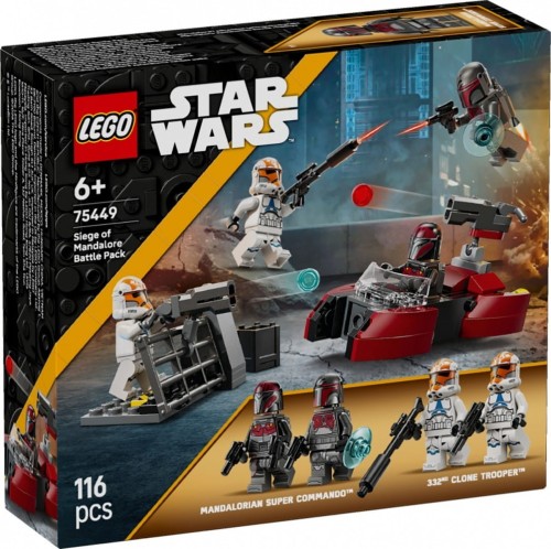 LEGO Klocki Star Wars 75449 Oblężenie Mandalory - zestaw bitewny