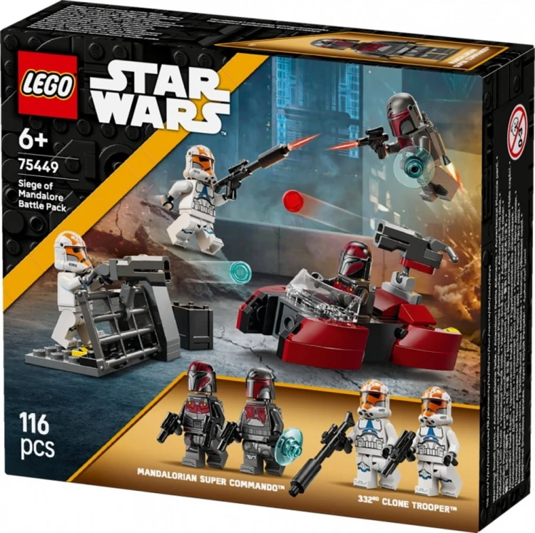 LEGO Klocki Star Wars 75449 Oblężenie Mandalory - zestaw bitewny