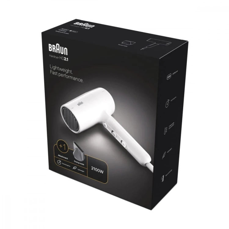 Braun Suszarka do włosów z dyfuzorem DC2100W HD210E