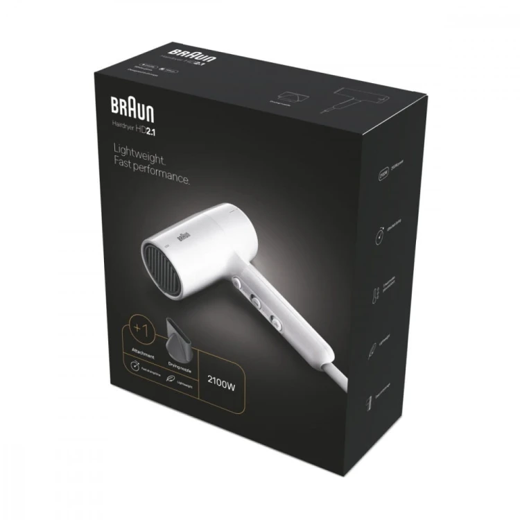 Braun Suszarka do włosów z dyfuzorem DC2100W HD210E