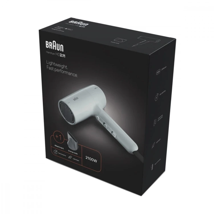 Braun Suszarka do włosów z dyfuzorem 2100W HD211E