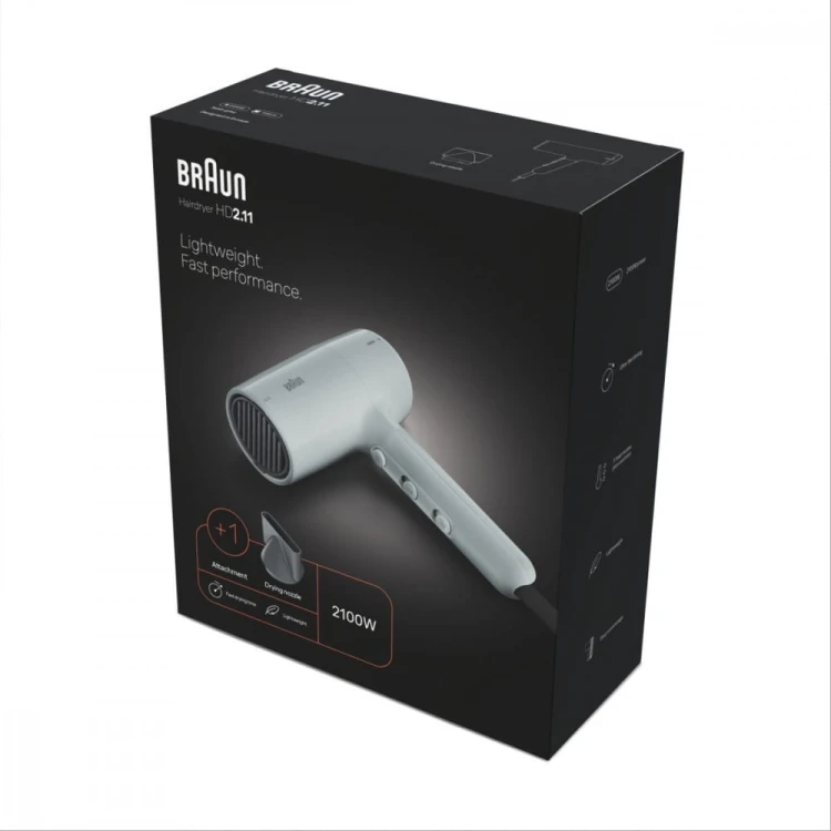Braun Suszarka do włosów z dyfuzorem 2100W HD211E