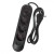 Maclean Listwa zasilająca MCE394 B, 1,5m|3 gniazda + 3xUSB. 110-240V AC 50/60Hz, 2.1A max 2500W, czarna