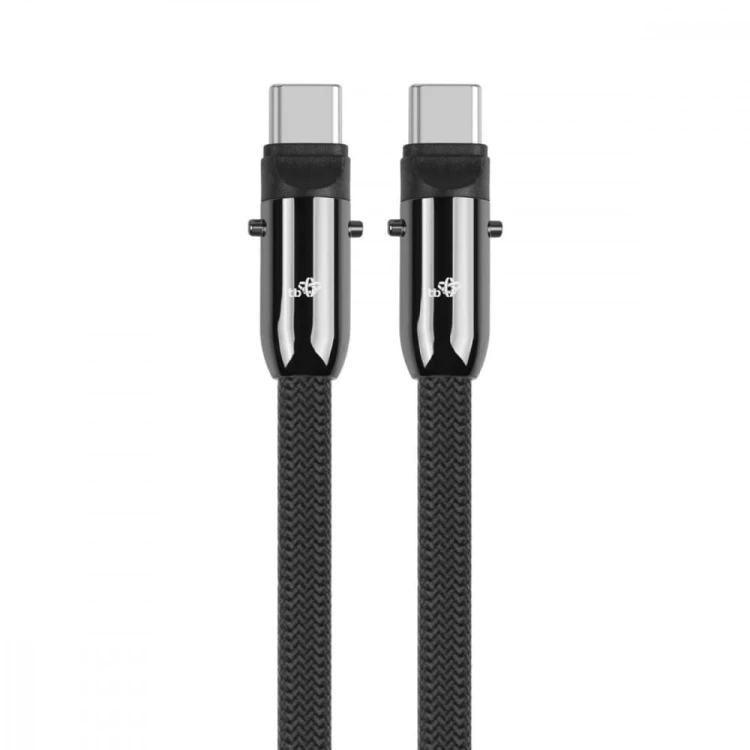 TB Kabel 2w1 USB C smycz 1.2 m czarny